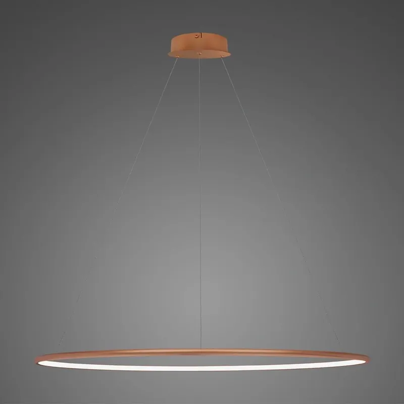 ALTAVOLA DESIGN Lampa wisząca Ledowe Okręgi No.1 120cm 4k miedziana Dali LA073/P_120_in_4k_copper_Dali | Cena fabryczna