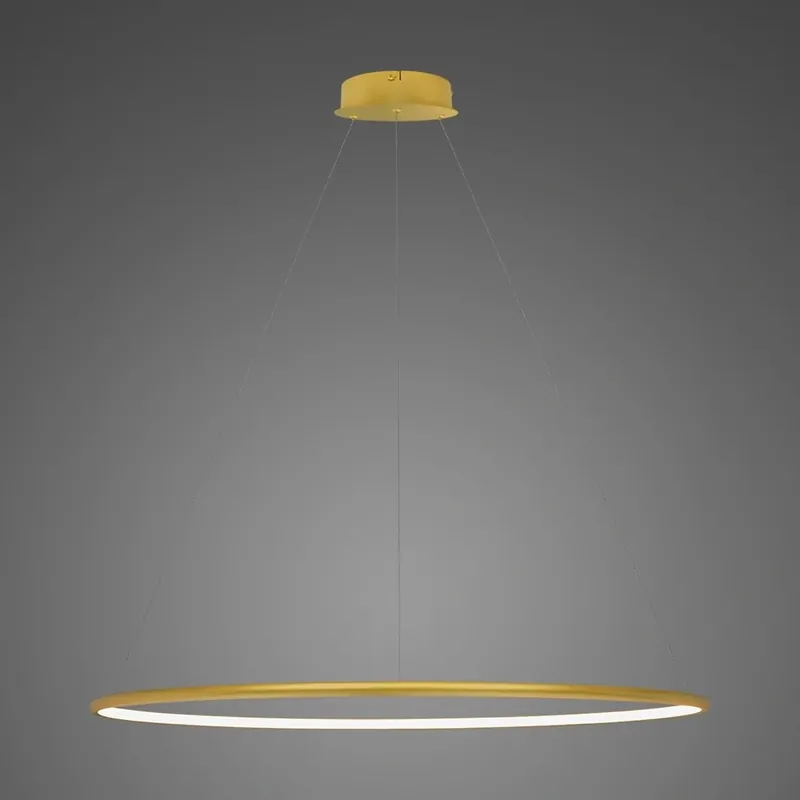 Bestseller - ALTAVOLA DESIGN Lampa wisząca Ledowe Okręgi No.1 100cm 4k złota Dali LA073/P_100_in_4k_gold_Dali