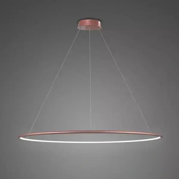 ALTAVOLA DESIGN Lampa wisząca Ledowe Okręgi No.1 100cm 4k Różowe Złoto Dali LA073/P_100_in_4k_rose_gold_Dali | Sprawdź teraz
