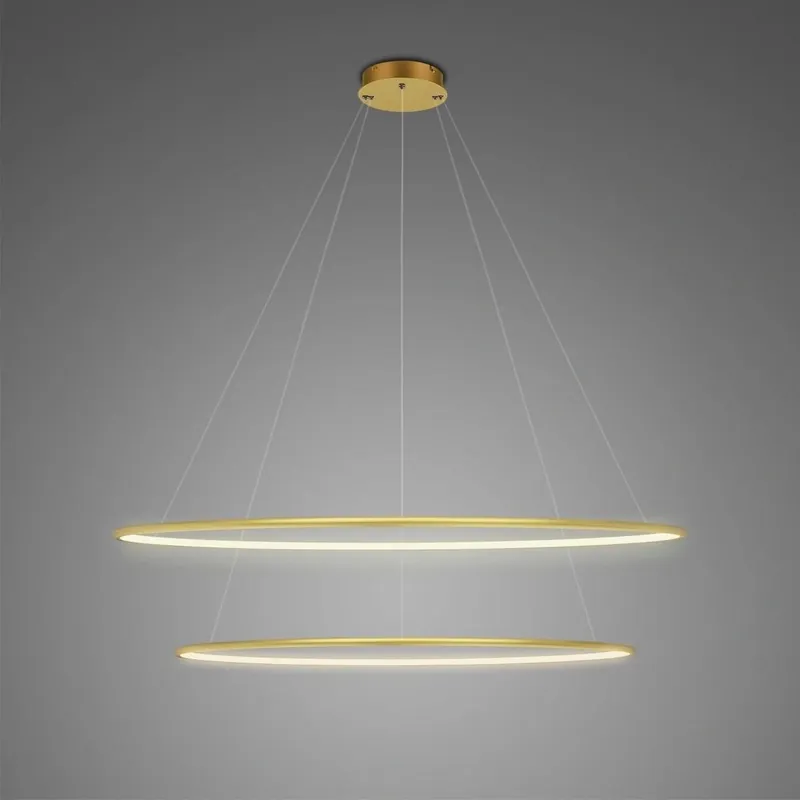 Wyprzedaż zapasów | ALTAVOLA DESIGN Lampa Ledowe Okręgi No.2 100cm 4k złota Dali LA074/P_100_in_4k_gold_Dali
