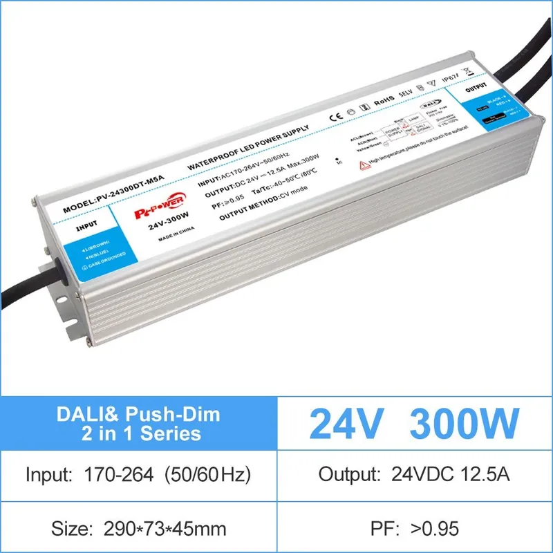 Oferta | Profesjonalny zasilacz LED DALI 24V 300W IP67 ULDR112