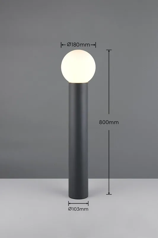 Trio 469860142 Lampa stojąca zewnętrzna MURES | Duży rabat