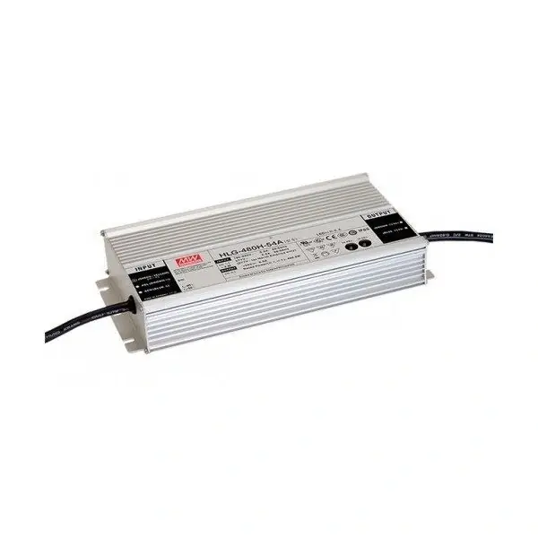 MEAN WELL HLG-480H-24 – profesjonalny zasilacz LED 480W 24V 20A IP67/IP65 - Zapasy na wyczerpaniu