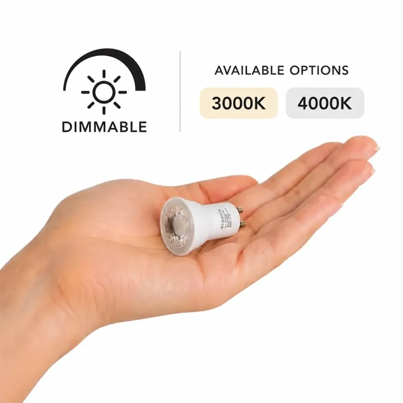 Bardzo popularny produkt | Żarówka LED MR11 Mini GU10 DIM ściemnialna 6,5W 638lm 4000K neutralna barwa ceramiczna ULBU128 Unilight