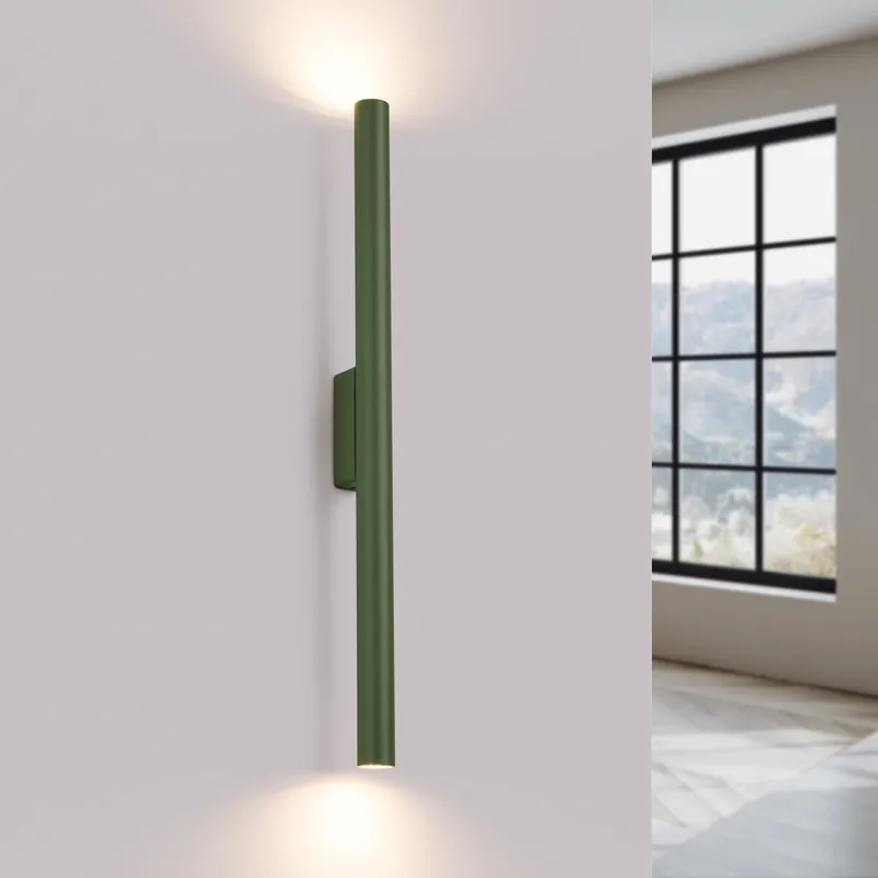 Prosto od producenta - SOLLUX SL.1523 kinkiet PASTELO 2 zielony oliwkowy
