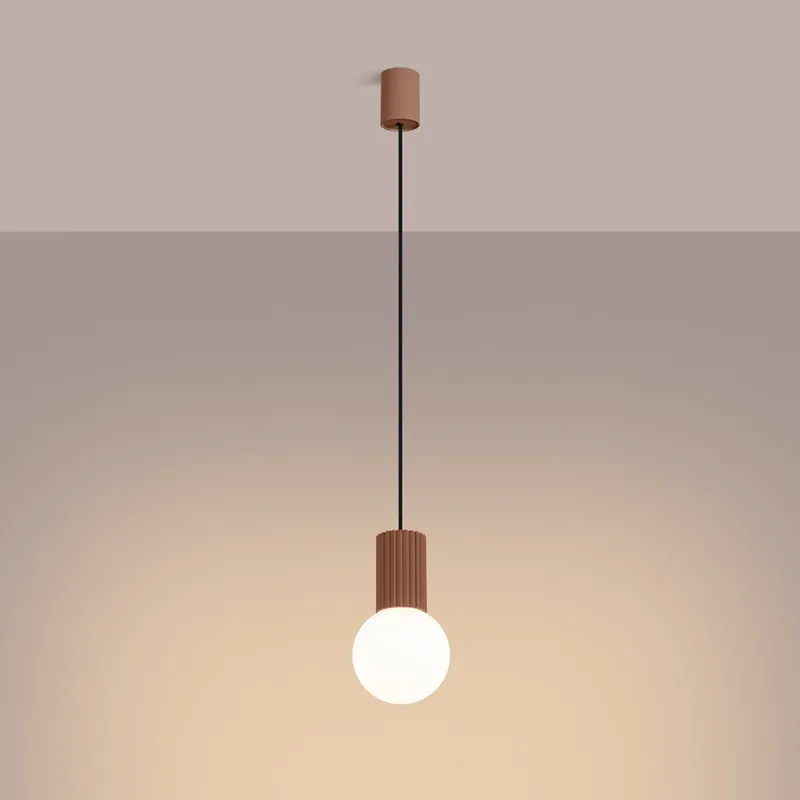 SOLLUX SL.1734 lampa wisząca HALO 1 mocca | Produkt wysokiej jakości