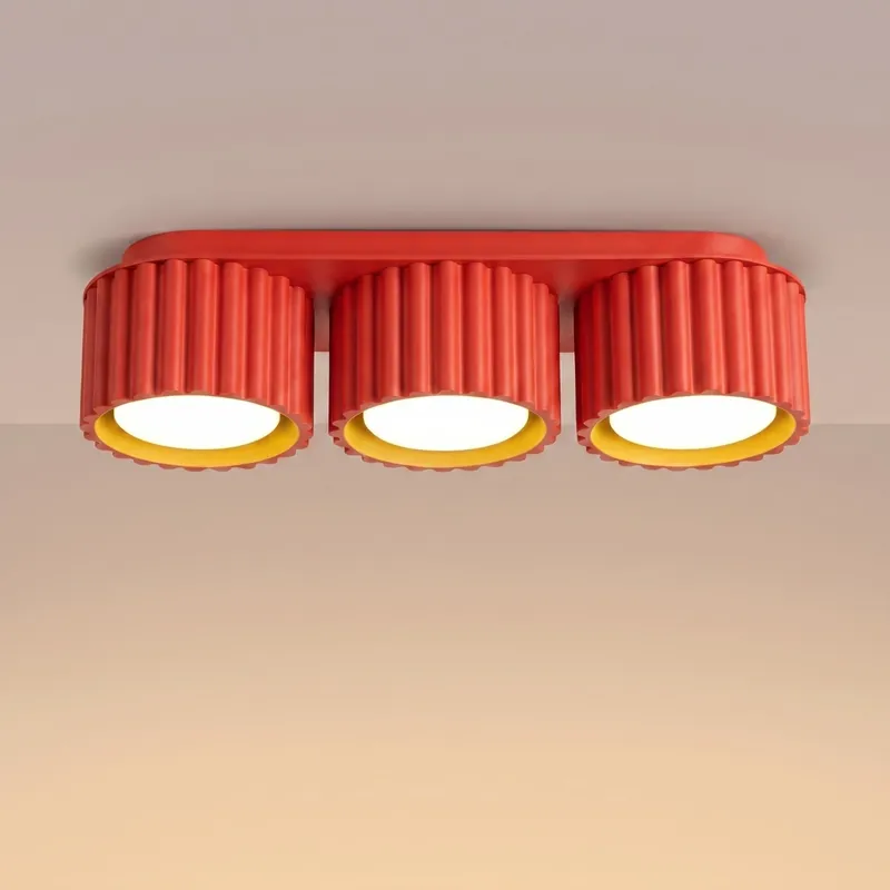 SOLLUX SL.2641 plafon AURA 3 czerwony Gx53 | Produkt polecany