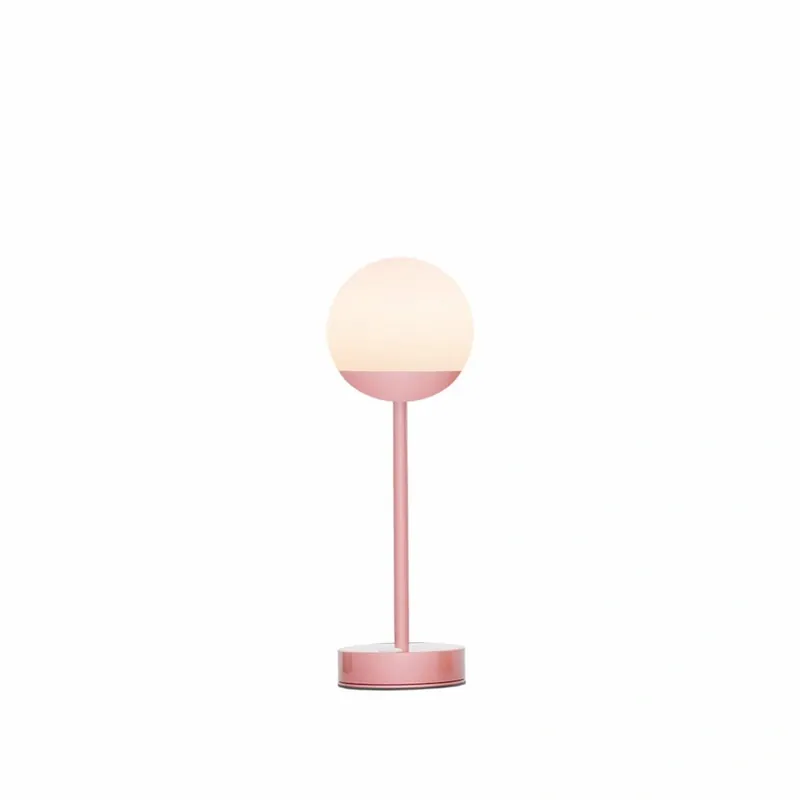 Oszczędź - NEW GARDEN lampa stołowa NORAI SLIM 35 BATTERY rose gold