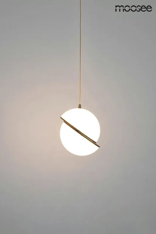 Jeszcze taniej | MOOSEE lampa wisząca GLOBE 25 złota