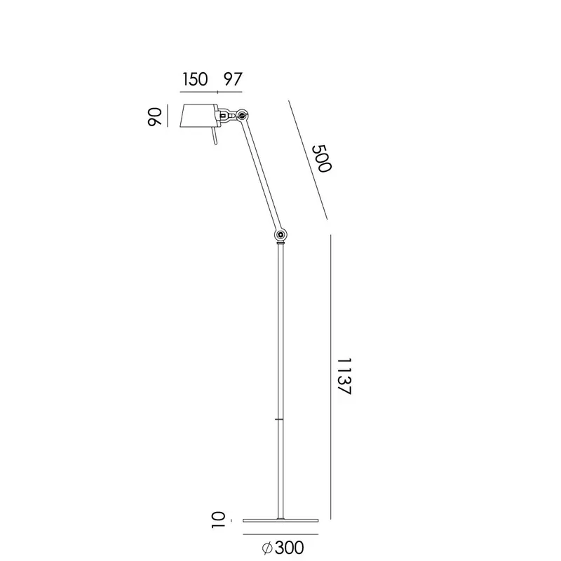Nowy produkt - Tonone Bolt Long 1 Arm Sidefit Floor