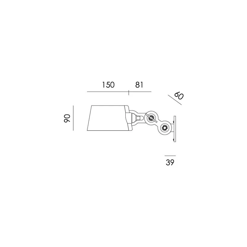 Łatwe zamówienie - Tonone Bolt Wall Sidefit Mini