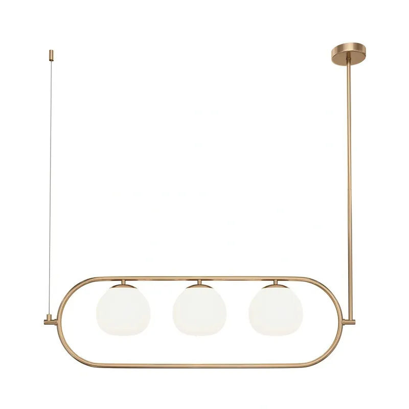 Ostatnie sztuki | Lampa wisząca BRASS Erich Maytoni MOD221PL-03BS