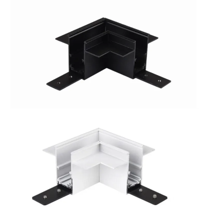Czarny ŁĄCZNIK TYPU L DO SZYNY MAGNETYCZNEJ PODTYNKOWY TRACK MULTILINE PRO + FLEX ULAC220 - Wyjątkowa oferta