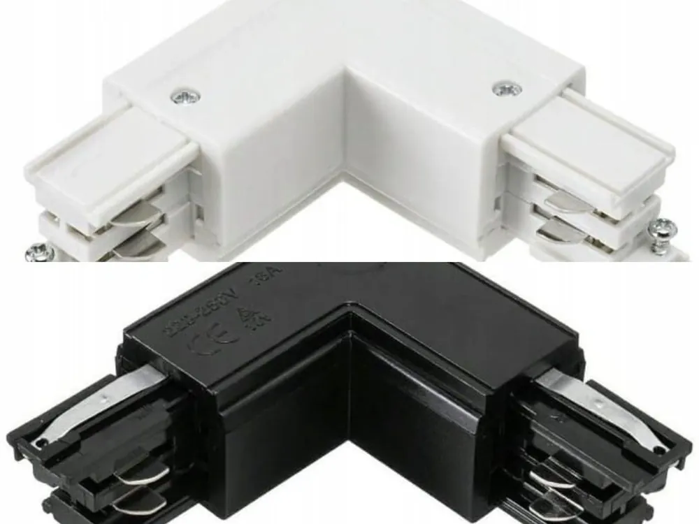 Łącznik L Kątowy Narożny do Szynoprzewodu 3F Biały ULAC204 Unilight | Top oferta