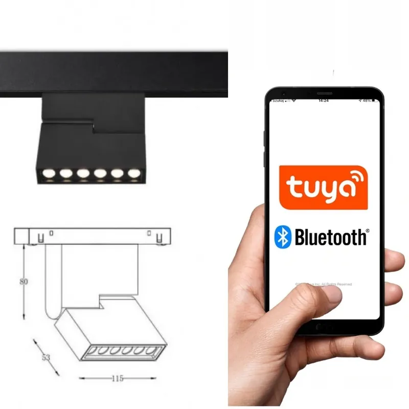 MINI DOTS SPOT TUYA MULTILINE MAGNETYCZNA LED Unilight - Hit sprzedażowy