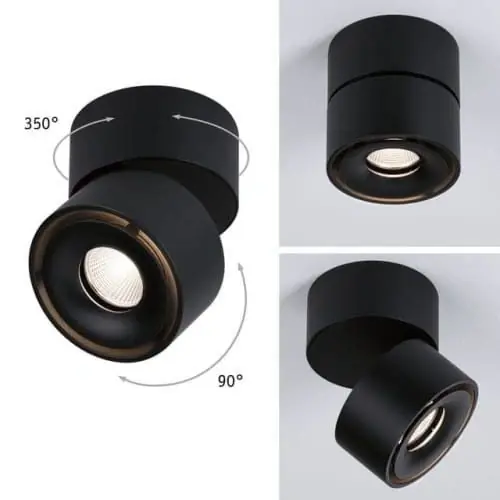 Outlet - Downlight SPIRCLE broken DALI LED 12W 3000K/4000K/6500K 36° - czarny mat ULDL319DALI Unilight
