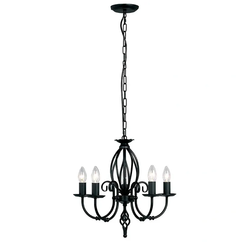 Żyrandol Artisan Czarny Czarne ART5-BLACK Elstead Lighting | Cena fabryczna