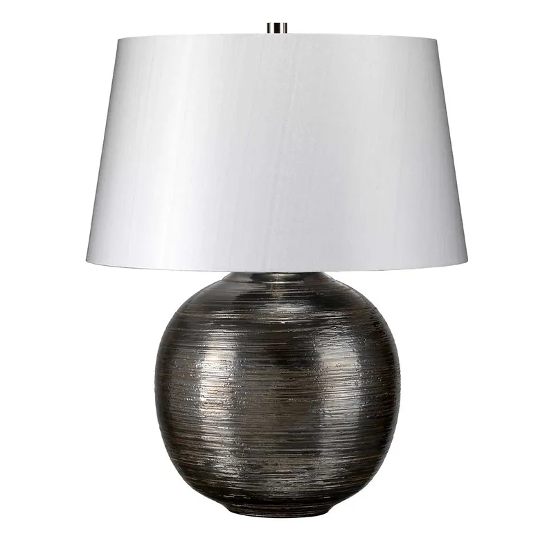 Lampa stołowa Caesar Srebrna Srebrne CAESAR-TL-SIL Elstead Lighting | Dodaj do koszyka