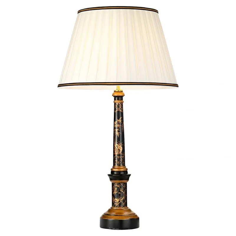 Lampa stołowa Strasbourg Czarne / Złoty DL-STRASBOURG-TL Elstead Lighting | Okazja dnia