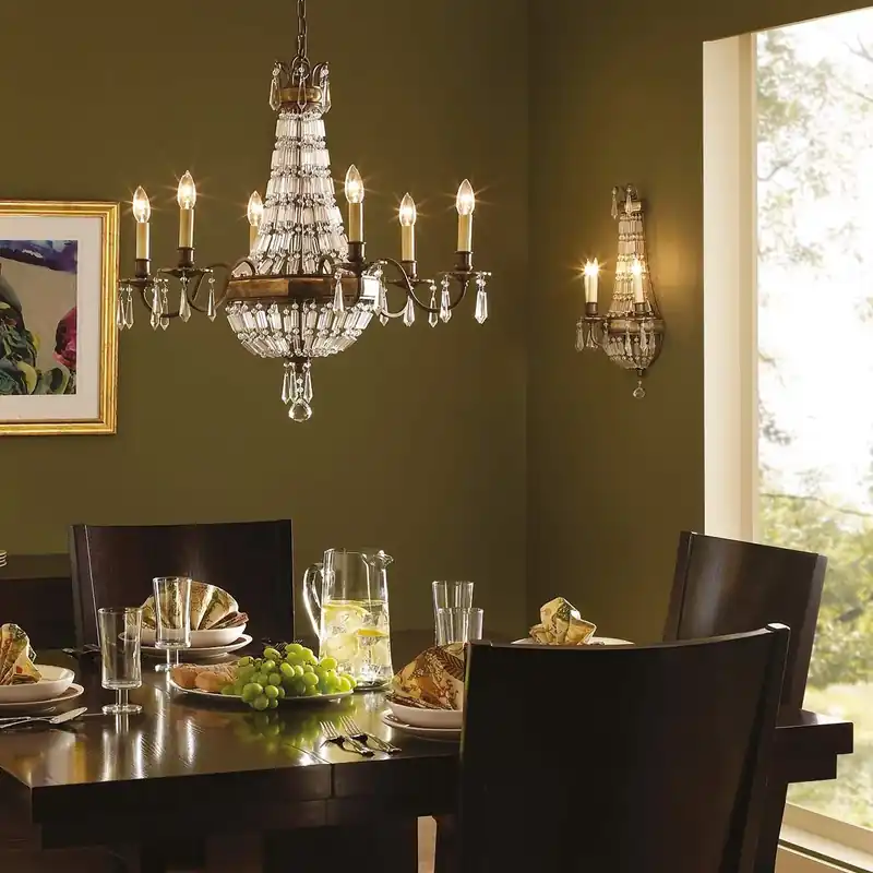 Premium | Żyrandol Bellini Oksydowany brąz / Brytyjski brąz FE-BELLINI6 Elstead Lighting