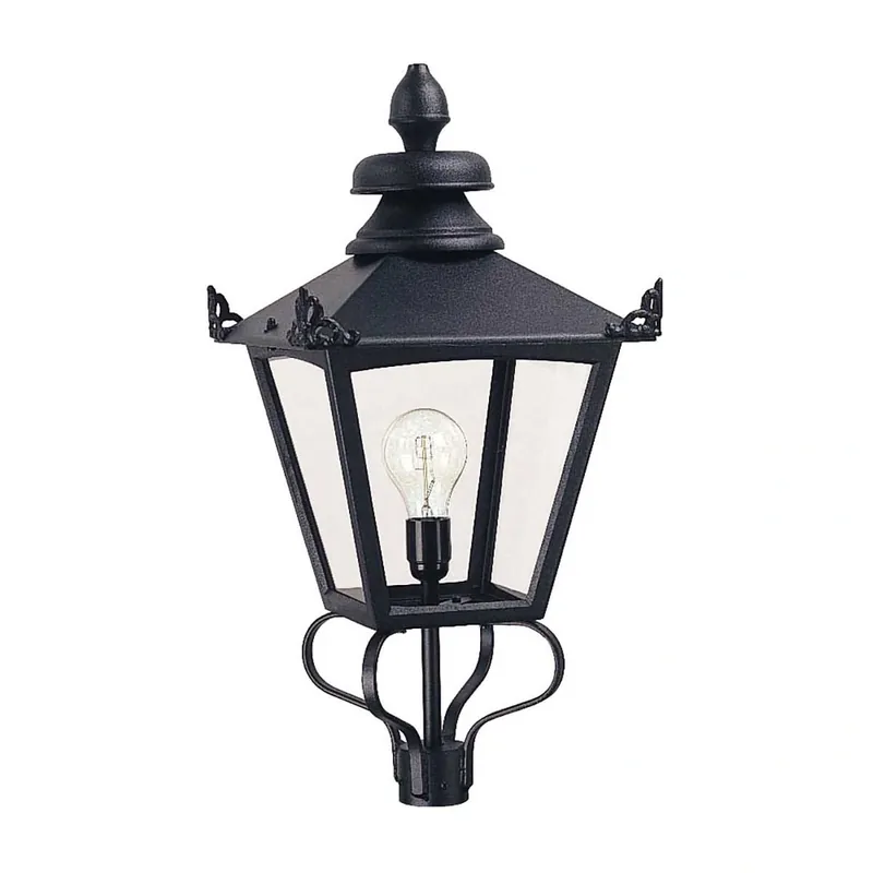 Głowica latarni – Grampian Czarna Czarne GL1-BLACK Elstead Lighting | Do wyczerpania zapasów