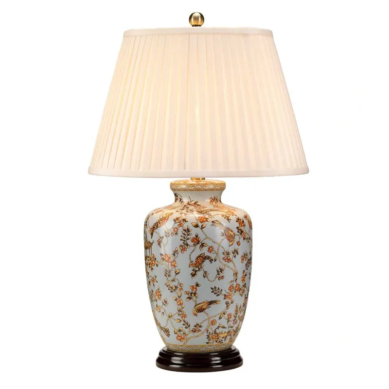 Nowość w sklepie - Lampa stołowa Gold Birds Jasnoniebieskie / Złoty GOLD-BIRDS-TL Elstead Lighting