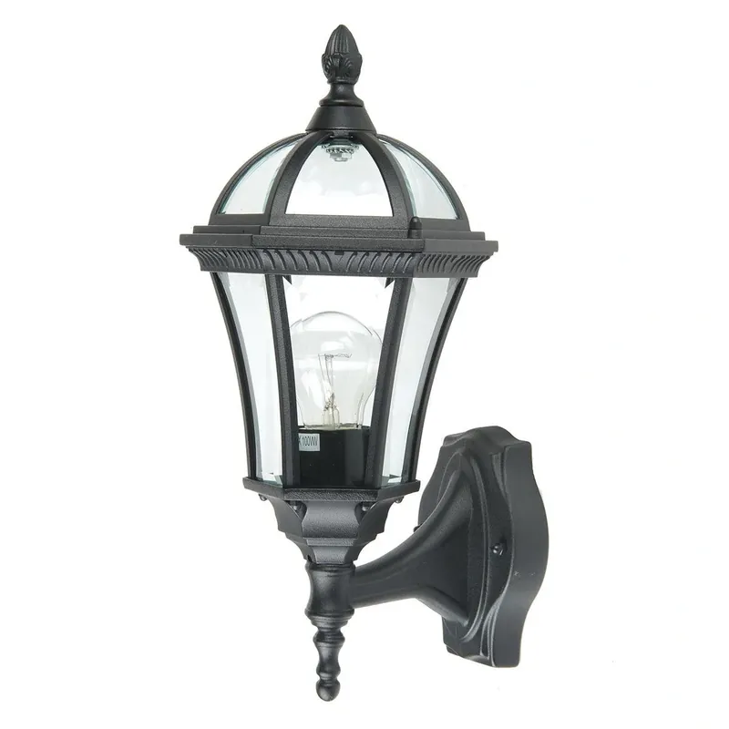 Produkt ceniony przez klientów | Latarnia naścienna Ledbury Czarne GZH-LB1 Elstead Lighting