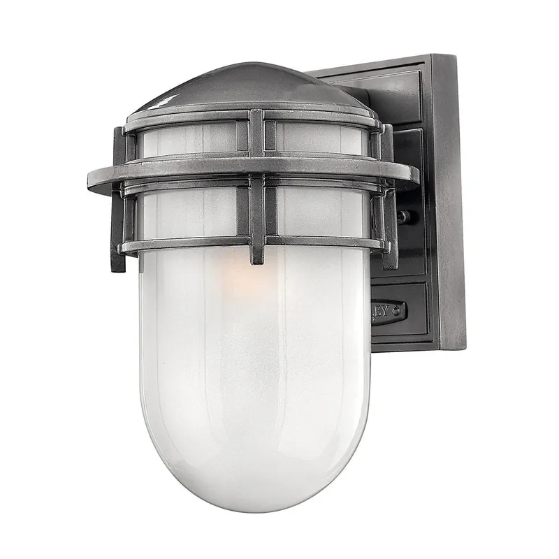 Latarnia naścienna Reef Szara Szare HK-REEF-SM-HE Elstead Lighting - Taniej