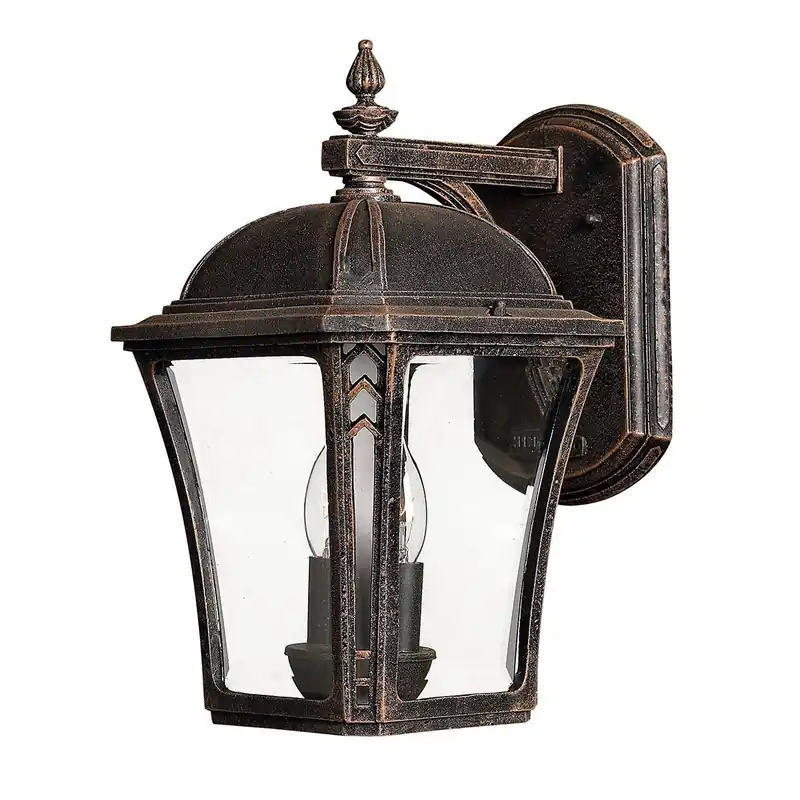 Ostatnie dni - Średnia latarnia naścienna Wabash Kawowe HK-WABASH2-M Elstead Lighting