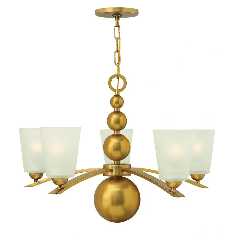 Żyrandol Zelda Vintage mosiądz Vintage mosiądz HK-ZELDA5-VS Elstead Lighting - Klienci polecają
