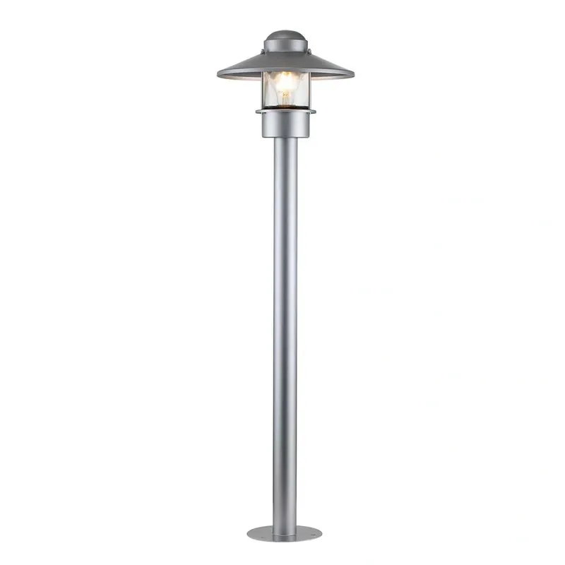 Top oferta - Słupek ogrodowy Klampenborg Srebrny Srebrne KLAMPENBORG-BOL-SIL Elstead Lighting