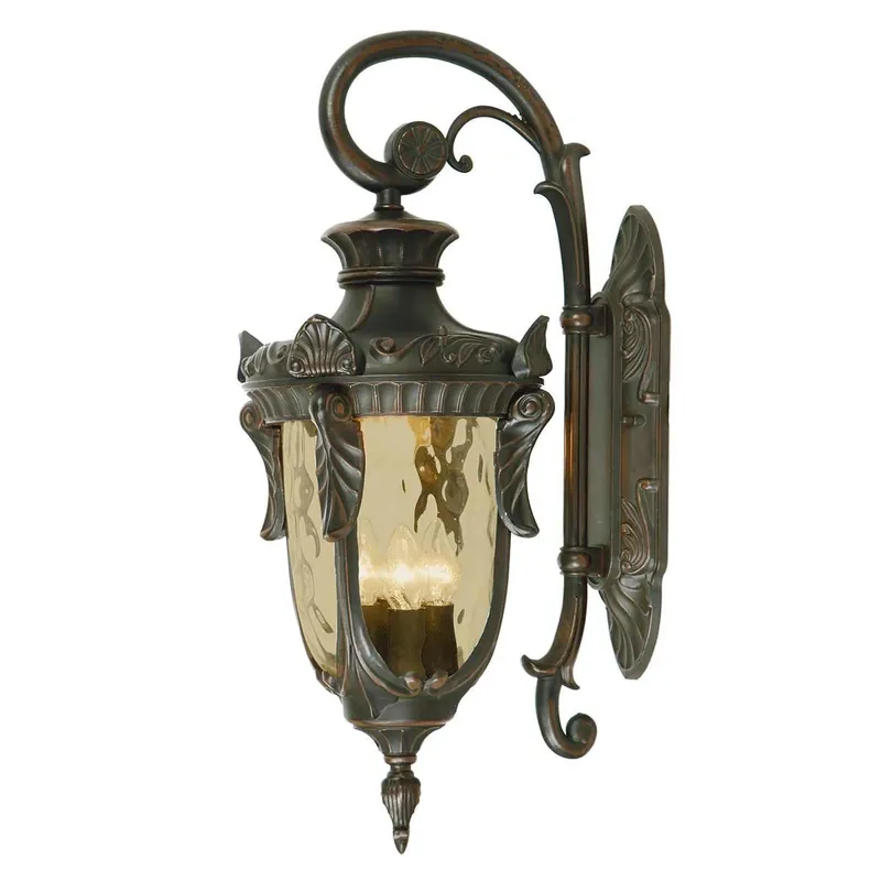 Produkt polecany | Duża latarnia naścienna Philadelphia Stary brąz PH2-L-OB Elstead Lighting