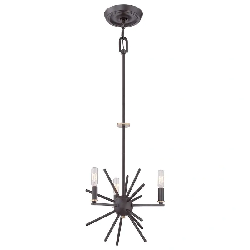 Żyrandol Carnegie Zachodni Brąz QZ-CARNEGIE3 Elstead Lighting - Produkt wysokiej jakości