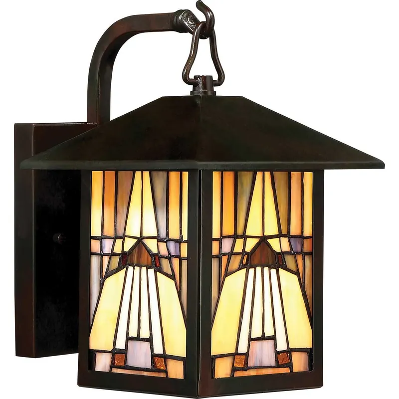 Mała latarnia naścienna Inglenook Outdoor Ciemny brąz QZ-INGLENOOK2-S Elstead Lighting - Ekspresowa dostawa