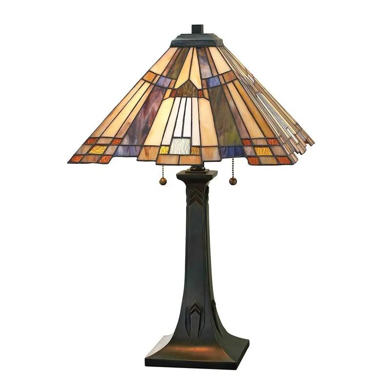 Szybka wysyłka | Lampa stołowa Inglenook Ciemny brąz QZ-INGLENOOK-TL Elstead Lighting