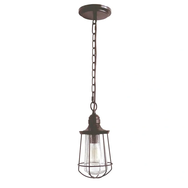Nowość - Mała latarnia wisząca Marine Zachodni Brąz QZ-MARINE8-S Elstead Lighting