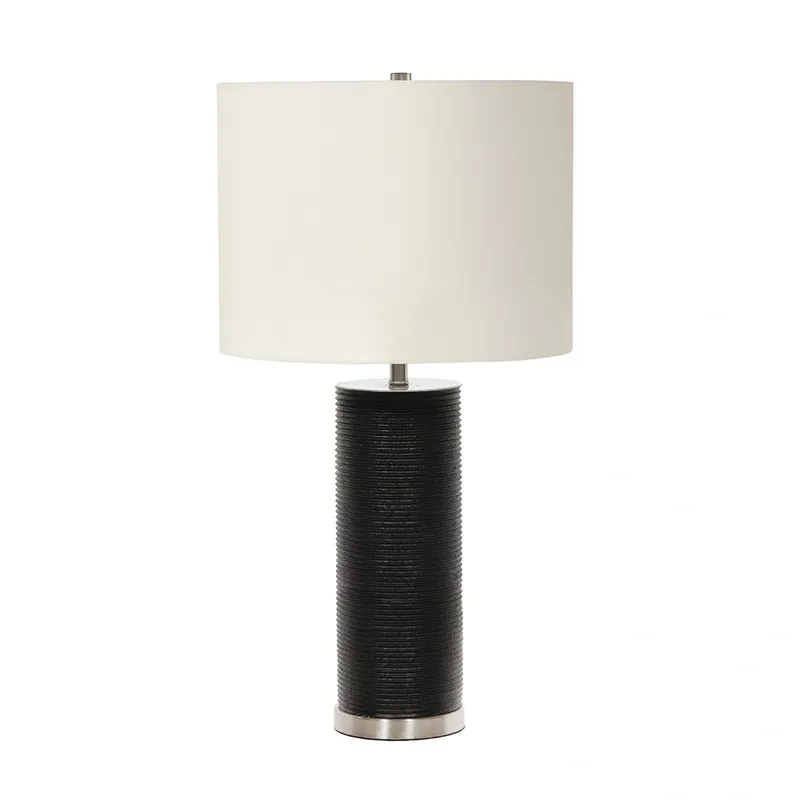 Oszczędź - Lampa stołowa Ripple Czarna Czarne RIPPLE-TL-BLK-W Elstead Lighting
