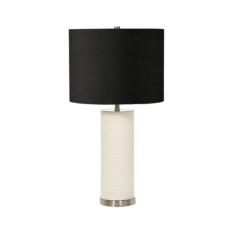 Hit sprzedaży | Lampa stołowa Ripple Biała Białe RIPPLE-TL-WHT-B Elstead Lighting