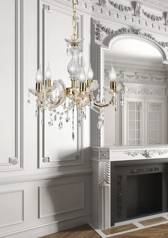 Zniżka | Lampa wisząca Maria Teresa złoty 35-94646