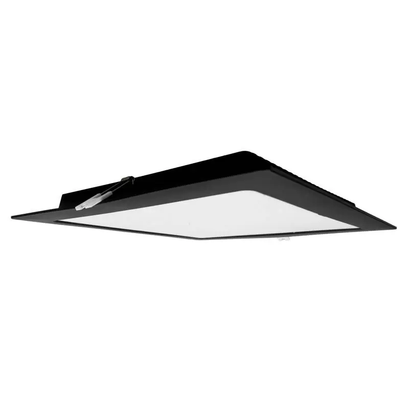 Do wyczerpania zapasów | Oprawa downlight podtynkowa kwadratowa 24W 4000K czarna DL-1