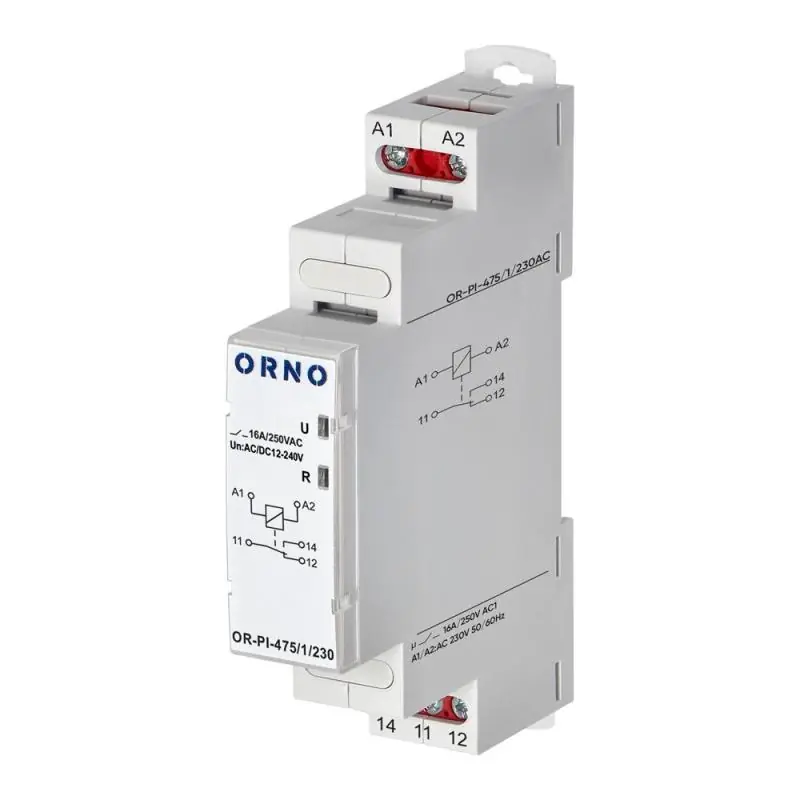 Przekaźnik instalacyjny Economic, 1P, 16A, 230 V AC OR-PI-475/1/230AC | Oferta promocyjna