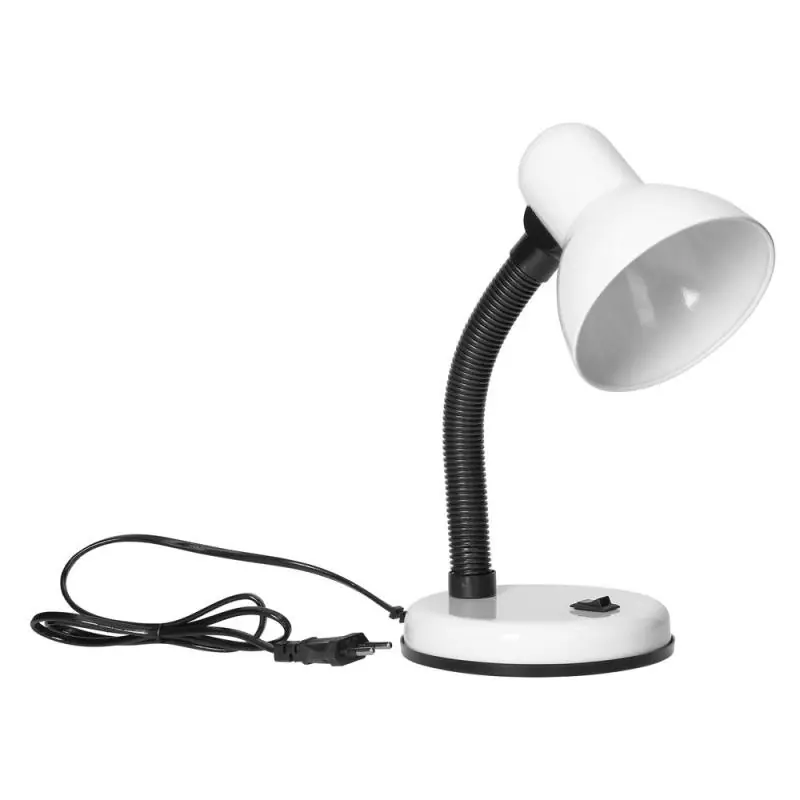 FUPI, lampa biurkowa, 40W, E27, stal + tworzywo, biała - Wysyłka od ręki
