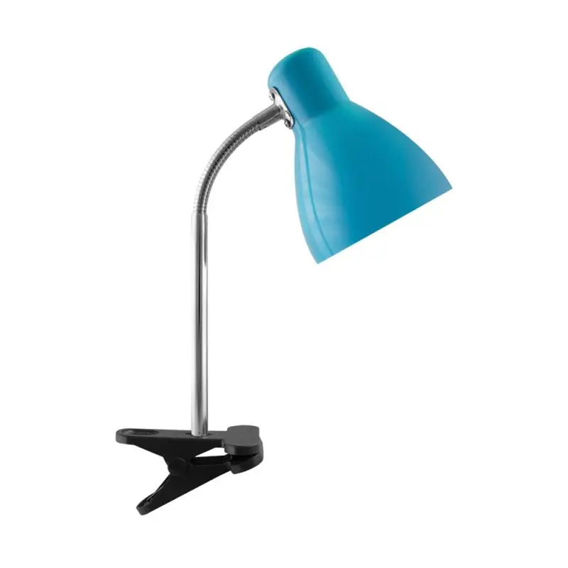 Nie przegap okazji | Lampka biurkowa KATI E27 BLUE CLIP