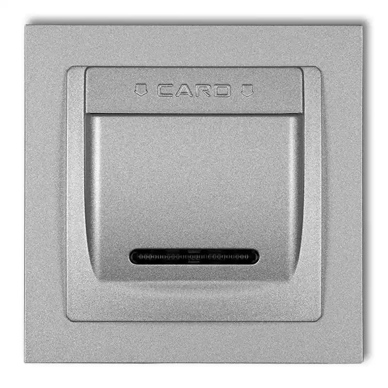 Karlik Deco srebrny - łącznik hotelowy na kartę - 7DSH-1 - Top produkt