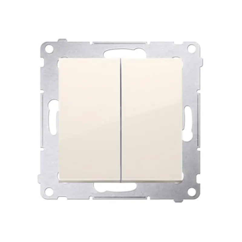 Simon 54 Premium kremowy - łącznik świecznikowy 10AX IP44 DW5B.01/41 - Zostało tylko kilka sztuk