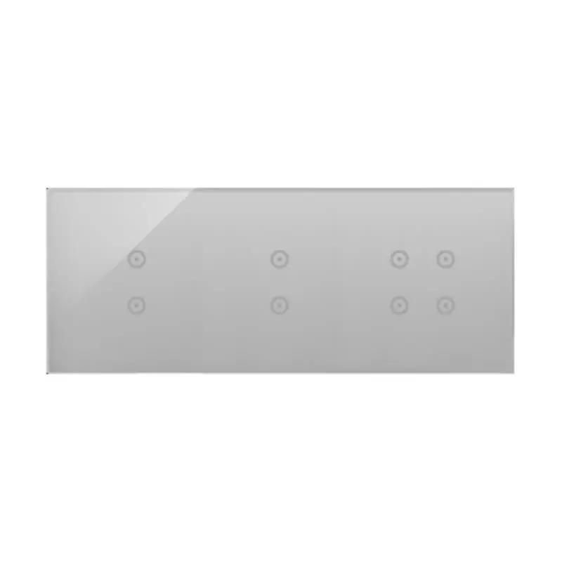 Popularny produkt - Simon 54 Touch - Panel dotykowy 3 moduły 2 pola dotykowe pionowe, 2 pola dotykowe pionowe, 4 pola dotykowe, srebrna mgła