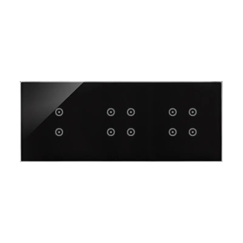 Simon 54 Touch - Panel dotykowy 3 moduły 2 pola dotykowe pionowe, 4 pola dotykowe, 4 pola dotykowe, zastygła lawa - Wyprzedaż