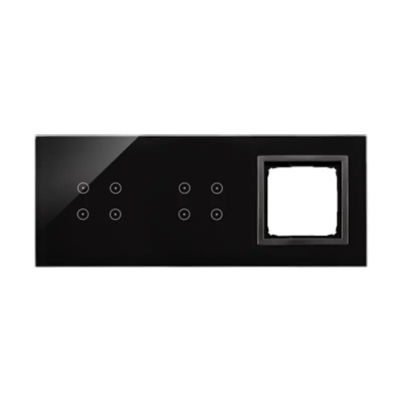 Simon 54 Touch - Panel dotykowy 3 moduły 4 pola dotykowe, 4 pola dotykowe, otwór na osprzęt Simon 54, zastygła lawa - Nowość już dostępna