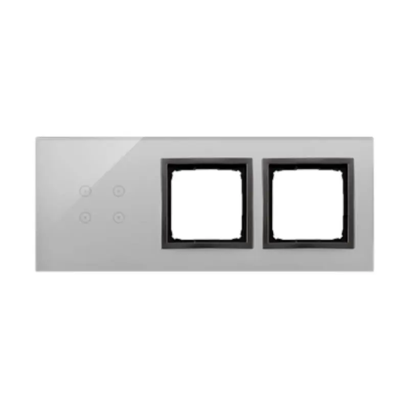 Simon 54 Touch - Panel dotykowy 3 moduły 4 pola dotykowe, otwór na osprzęt Simon 54, otwór na osprzęt Simon 54, burzowa chmura - Ostatnie dni promocji