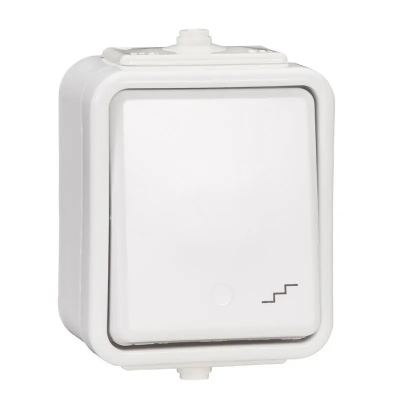 Super okazja - Schneider Cedar biały - łącznik schodowy IP44 WNt-600C